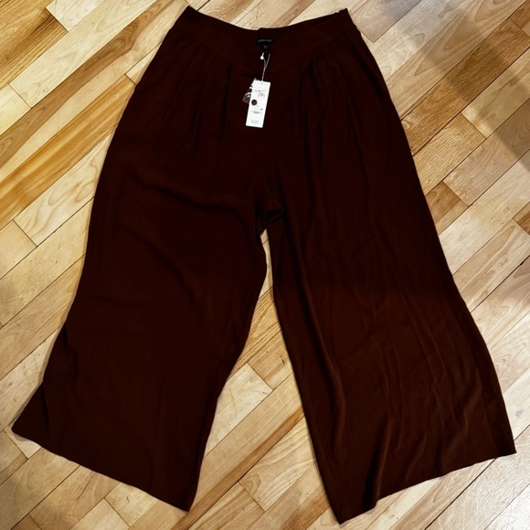 Eileen Fisher Silk Wide Leg Pants NWT Size 12 - Picture 1 of 4